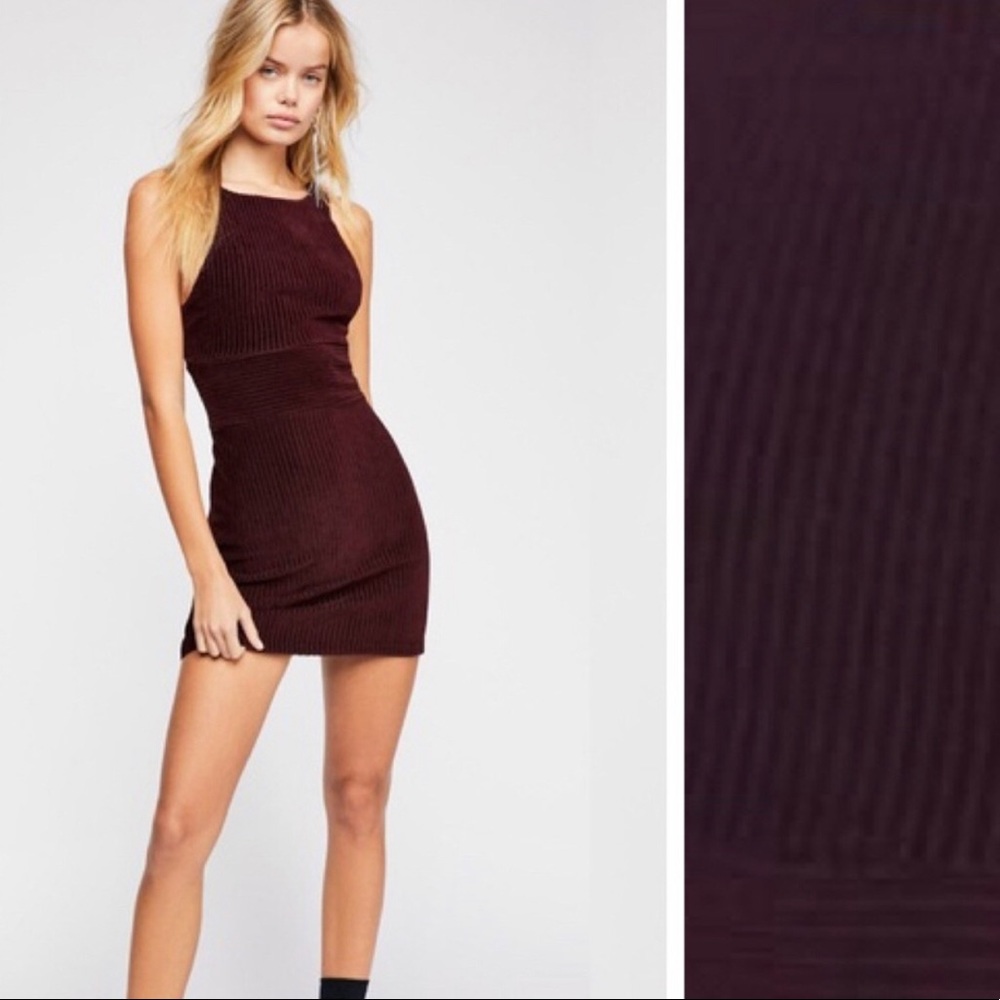 Free People Vivian Corduroy  Dress